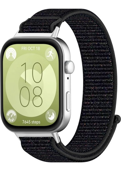 Huawei Watch Fit3 Için Naylon Kanca ve Halka Bağlantı Elemanı Kayışı (Yurt Dışından)