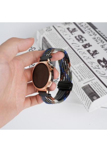 Honor Magic Watch 2 42MM Için 20MM Örgülü Saat Kayışı (Yurt Dışından)
