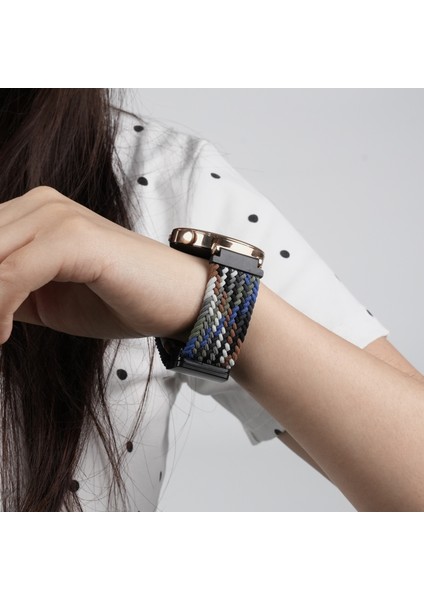 Honor Magic Watch 2 42MM Için 20MM Örgülü Saat Kayışı (Yurt Dışından)