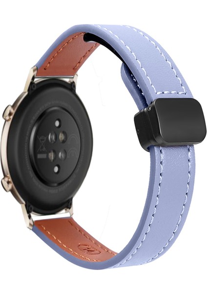 Huawei Watch Gt 2 42MM Için Manyetik Toka Deri Kayış (Yurt Dışından)