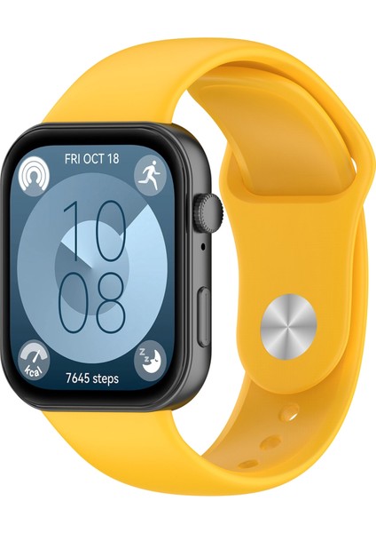 Huawei Watch Fit3 Için Ters Toka Silikon Kayış (Yurt Dışından)