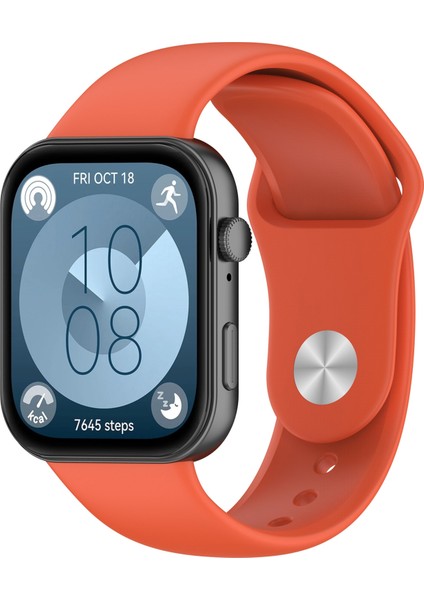 Huawei Watch Fit3 Için Ters Toka Silikon Kayış (Yurt Dışından)