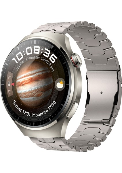 Huawei Watch 4/4 Pro Için Titanyum Ste Kayış (Yurt Dışından)