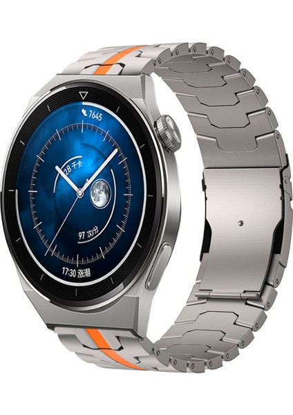 Huawei Watch Gt 3 46MM Için Titanyum Ste Kayış (Yurt Dışından)