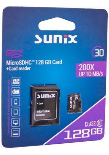 200X Up To Mb/s Class 10 Microshdc 128 GB Hafıza Kartı
