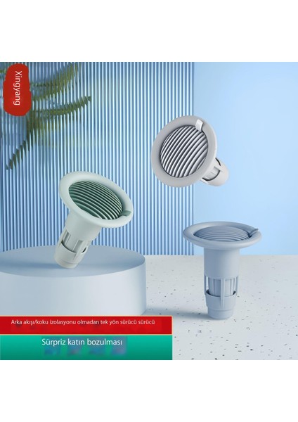Yer Drenajı Koku Giderici Banyo Tek Yönlü Drenaj Deodorantı Havuz Zemin Drenajı Kanalizasyon Lavabo Anti-Blokaj Filtresi (Yurt Dışından)