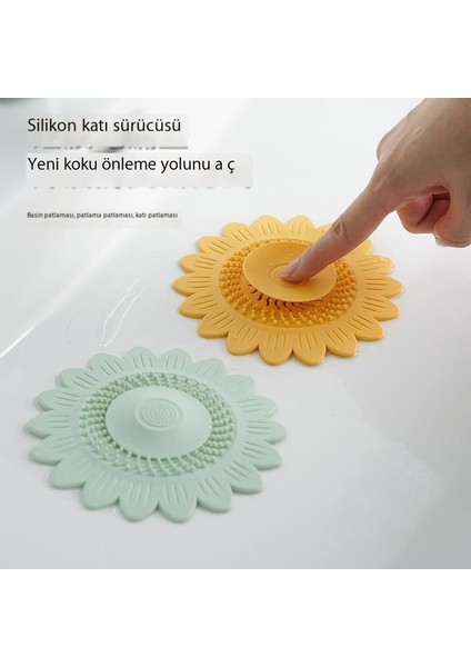 Ayçiçeği Yer Drenajı Koku Giderici Silikon Ped Koku Önleyici Sızdırmazlık Kapağı Banyo Böcek Geçirmez Sızdırmazlık Kapağı Kanalizasyon Koku Giderici (Yurt Dışından) fiyatları