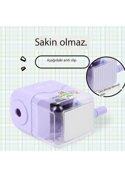 Otomatik Kurşun Beslemeli Elle Çalışan Kalemtıraş, Kaymaz ve Dayanıklı, Ilkokul Öğrencisi Kalem Planyası, Kalemtıraş, Kalemtıraş (Yurt Dışından) modelleri