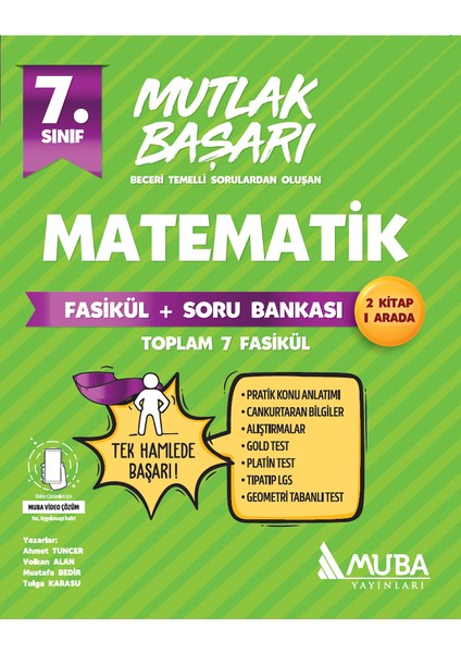 Muba Yayınları Mutlak Başarı 7. Sınıf Matematik Fasikül - Soru Bankası