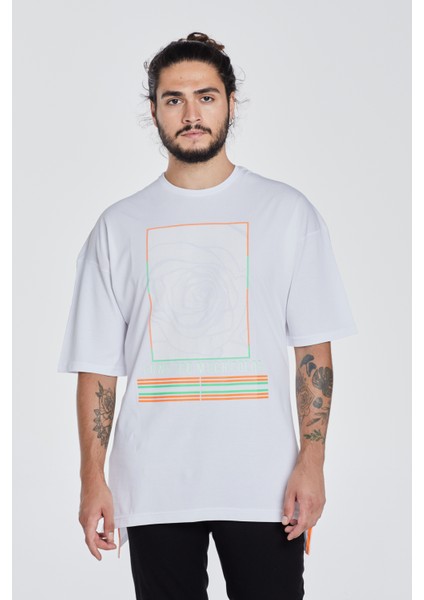 ErkekBaskılı Özel Tasarım Oversize T-Shirt