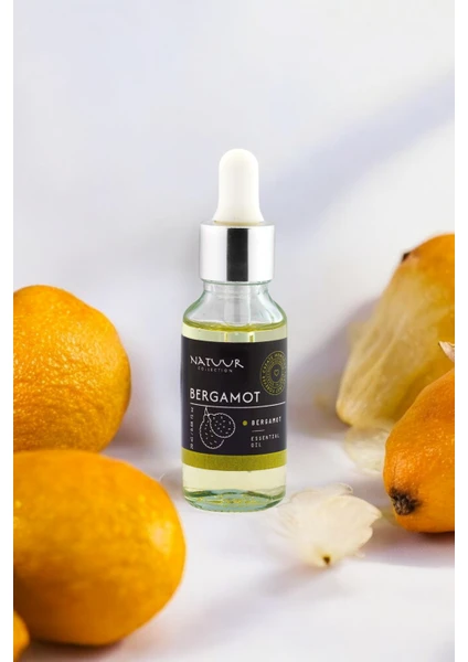 Natuur Collection Bergamot Esans Buhurdanlık Esansı Doğal Uçucu Yağ 20 ml