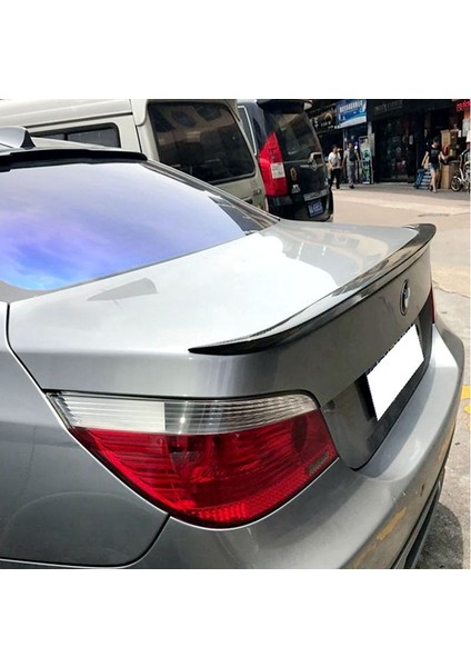 Bmw E60 M5 Parlak Siyah Boyalı Plastik Spoiler