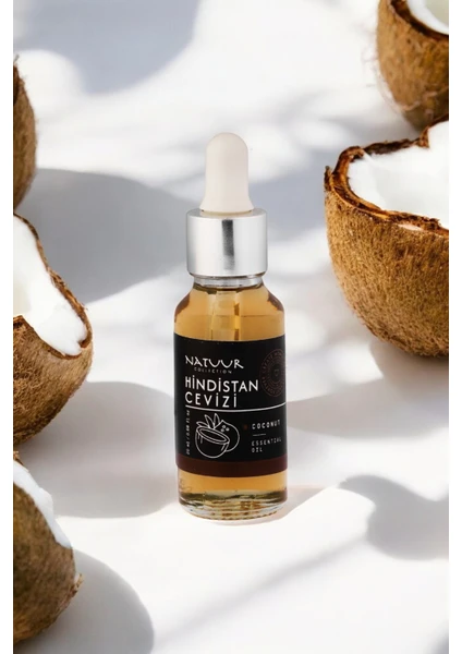 Natuur Collection Hindistan Cevizi Coconut Esans Buhurdanlık Esansı Doğal Uçucu Yağ 20 ml