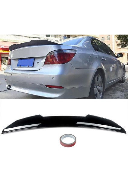 Bmw E60 Parlak Siyah Psm Plastik Spoiler