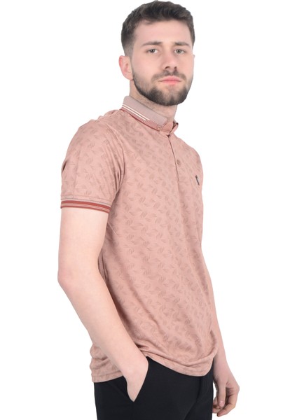 Cengiz Inler Geometrik Desen Erkek Polo Yaka T-Shirt fiyatları