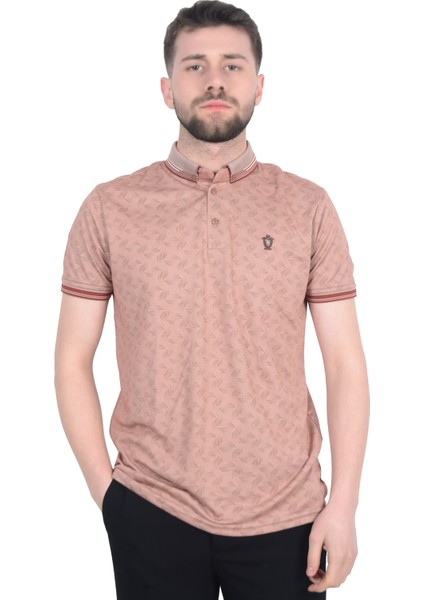 Cengiz Inler Geometrik Desen Erkek Polo Yaka T-Shirt fırsatları