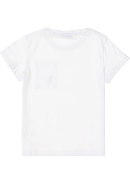 U.S. Polo Assn. 50298096-VR013 Erkek Çocuk Beyaz T-Shirt