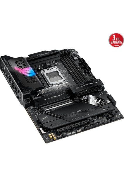 Rog Strıx X870E-E Gamıng Wıfı Amd X870 Am5 Ddr5 8000 HDMI 2xusb4 5x M2 Usb3.2 Wifi 7 + Bt Aura Rgb 5gbit Lan Atx 18+2+2 Güç Aşamaları, Çift Usb4, USB 20G Pd 3.0 ile 30W A Kadar USB Çıkışı