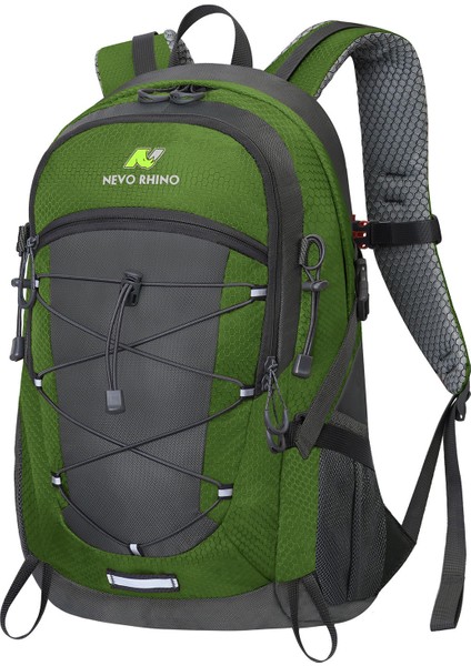 Outdoor Kamp ve Yürüyüş Sırt Çantası (25 Litre Kapasiteli) Yeşil 9243
