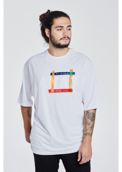 ErkekBaskılı Özel Tasarım Oversize T-Shirt