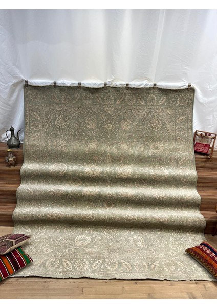 El Dokuma Afgan Uşak Halı - 255 X 307