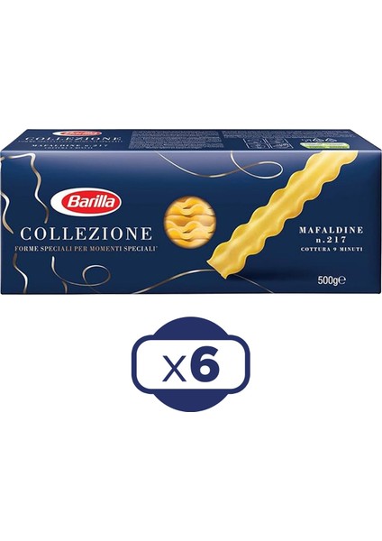 Mafaldine Makarna 500 gr x 6 Adet