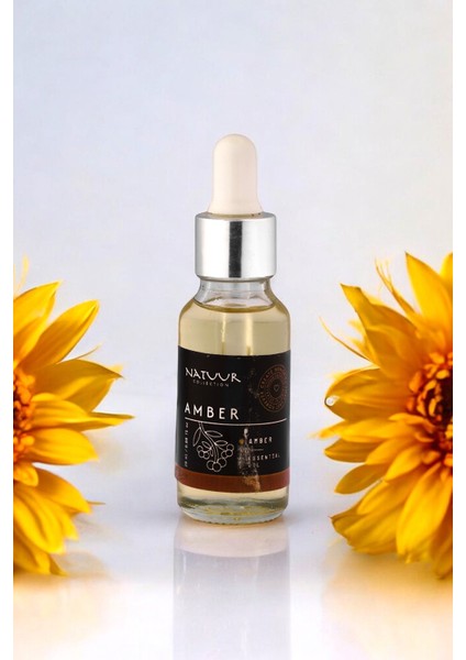 Natuur Collection Amber Esans Buhurdanlık Esansı Doğal Uçucu Yağ 20 ml
