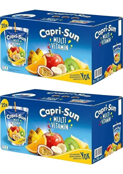 Capri - Sun Multi Vitamin 200 ml x 40 Adet