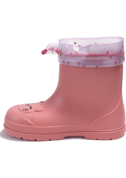 W10322 Mendi Gatito Gül Ortopedik Kız Çocuk Yağmur Çizme modelleri