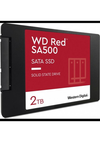 Wd Red SA500, WDS200T2R0A, 2tb, 560/530, Server ve Nas Için Enterprise, 2,5 " Sata, SSD