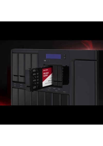Wd Red SA500, WDS200T2R0A, 2tb, 560/530, Server ve Nas Için Enterprise, 2,5 " Sata, SSD