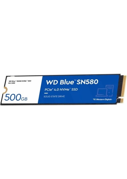 Wd Blue SN580, WDS500G3B0E, 500GB, 4000/3600, Gen4, Nvme Pcıe M.2 2280, SSD fiyatları