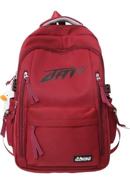 Basit, Büyük Kapasiteli Günlük Öğrenci Okul Çantası (Yurt Dışından)