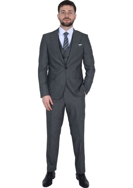 Cengiz Inler Desenli Yelekli Erkek Takım Elbise fiyatları