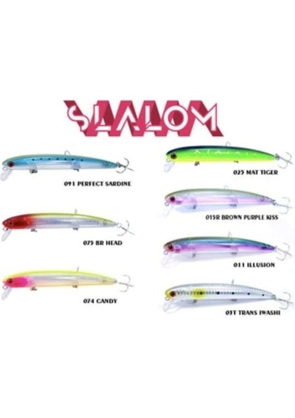 Slalom SL115F 13.6gr 11.5cm Floating Maket Balık 075 Br Head