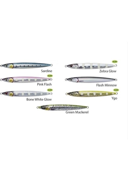 3D Slim Jig Minnow 60 gr 12,5 cm Flash Mınnow