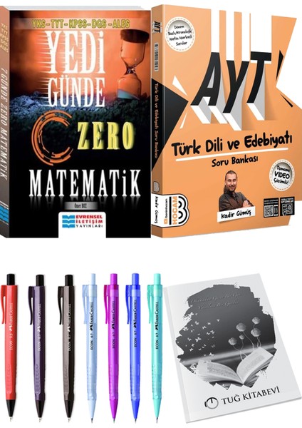 2025 AYT Türk Dili Ve Edebiyatı Soru Bankası - Evrensel Yedi Günde Zero Matematik + Hediyeli