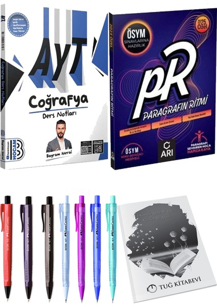2025 Paragrafın Ritmi - 2025 AYT Coğrafya Ders Notları + Hediyeli