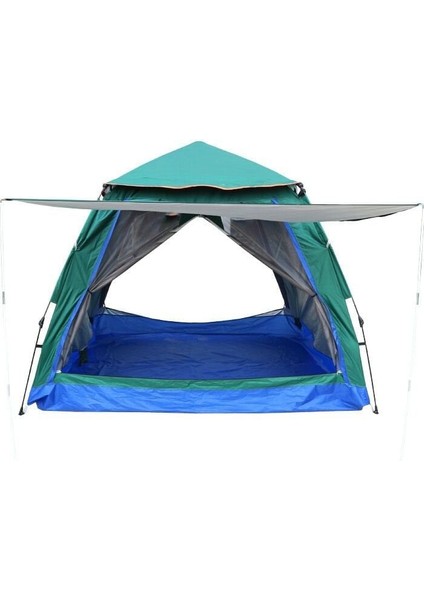 8 Kişilik Otomatik Çadır 3X3X2 M - Yeşil
