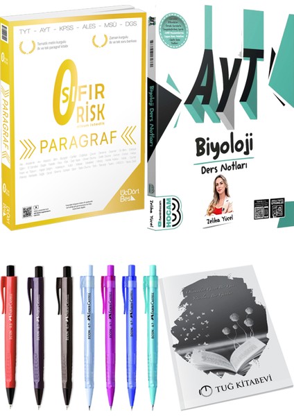 2025 AYT Biyoloji Ders Notları - 2025 Paragraf Sıfır Risk + Hediyeli