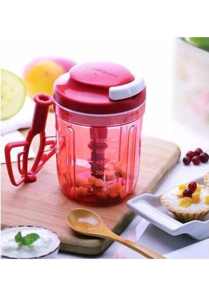 Süper Şef 1 ve Süper Şef 2 - Pratik Doğrayıcı Rondo - Kırmızı