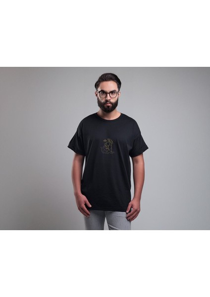 Aquarius - Kova / Oversize T-Shirt / Erkek