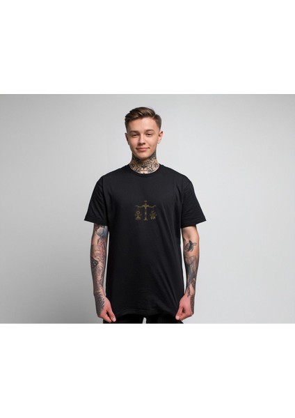 Libra - Terazi / Oversize T-Shirt / Erkek