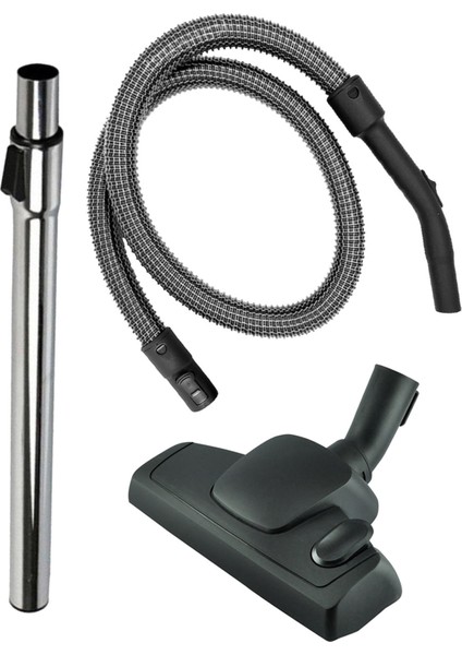 Bosch Bsa 61000 Logo Uyumlu Çelik Telli Süpürge Hortum Seti 3'lü