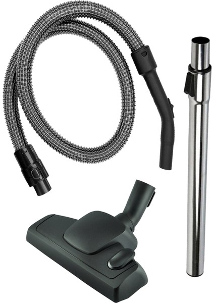Karaca Vantuz V12 Infinity Pro Rosegold Uyumlu Çelik Telli Süpürge Hortum Seti 3'lü