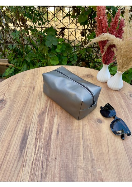 Deri Makyaj Çantası modelleri