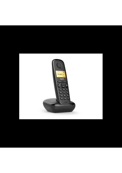 Gıgaset A170, Dect Telefon, Siyah, 18 Saat Konuşma, 200 Saat Bekleme, 50 Kişilik Rehber