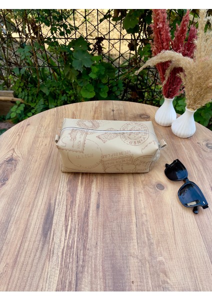 Deri Makyaj Çantası modelleri