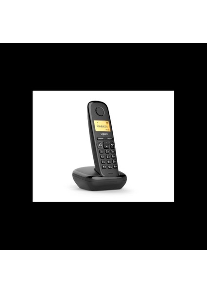 Gıgaset A270, Dect Telefon, Siyah, 18 Saat Konuşma, 200 Saat Bekleme, 80 Kişilik Rehber