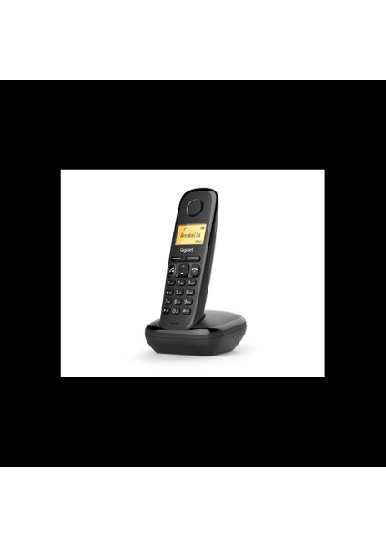 Gıgaset A270, Dect Telefon, Siyah, 18 Saat Konuşma, 200 Saat Bekleme, 80 Kişilik Rehber